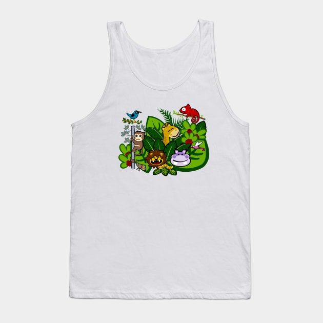 Jungle Jam Tank Top by soniapascual